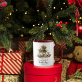 Elegante Kerst Bruidsfeestje Theetijd Feestje Mok