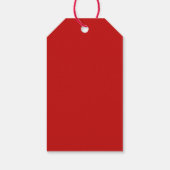 Elegante kerst gepersonaliseerde foto cadeaulabel (Achterkant)