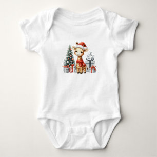 Elegante kerst Giraffe Romper