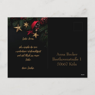  Elegante Kerst Kaart met Krans
