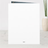 Elegante Kerst Kaart Series (Achterkant)