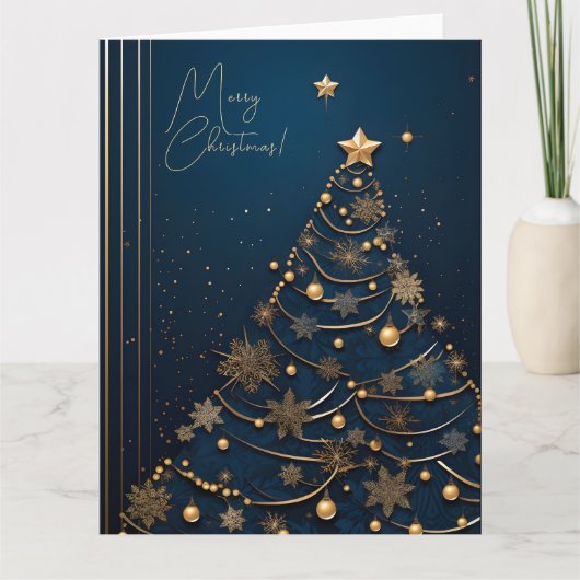 Elegante Kerst Kaart Series (Voorkant)