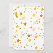 Elegante kerst koppels douche kaart (Achterkant)