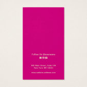 Elegante kerst oorbel display Kaart (Achterkant)