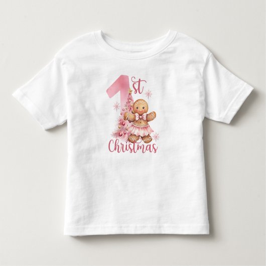 Elegante kerst Waterverf sneeuw Kinder Shirts (Voorkant)