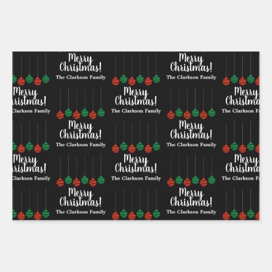 Elegante kerstbal decor wikkelen papieren vellen (Voorkant)