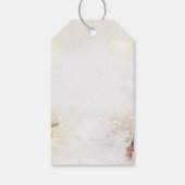 Elegante kerstballen, Cadeau Cadeaulabel (Achterkant)