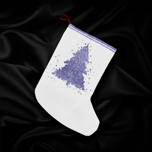 Elegante kerstboom Charmante Lavendel Paarse Kleine Kerstsok
