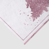 Elegante kerstboom | Dusty Mauve Pink Splatter Tissuepapier (Detail)