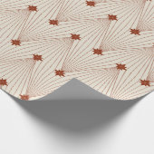 Elegante kerstboom geometrisch cadeaupapier (Hoek)