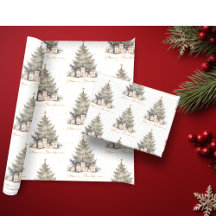 Elegante Kerstboom Goud Minimalistisch