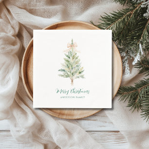 Elegante Kerstboom Servet