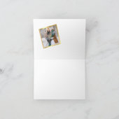 Elegante kerstbruiloft dank je. bedankkaart (Binnen)