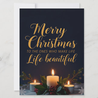 Elegante Kerstcompliment Hand Lettered Kunst