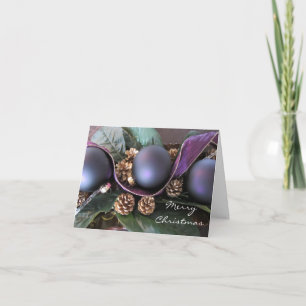 Elegante Kerstdecoraties Feestdagen Kaart