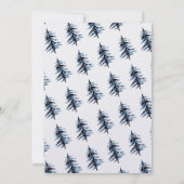 Elegante kerstkaart kaart (Achterkant)