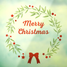 Elegante kerstkrans en sterren