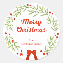 Elegante kerstkrans en sterren