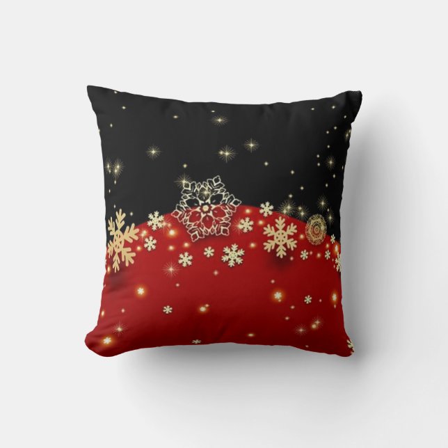 Elegante Kerstkussen! Kussen (Voorkant)