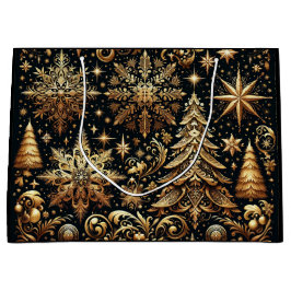 Elegante Kerstmis Gift Bag Groot Cadeauzakje