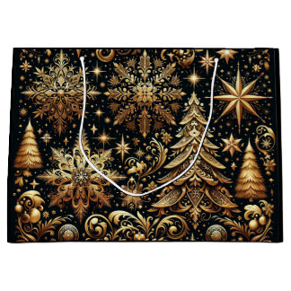 Elegante Kerstmis Gift Bag Groot Cadeauzakje