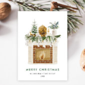 Elegante Kerstmis Samenstelling Corporate Greeting Feestdagenkaart