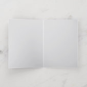 Elegante kerststal kerst Kaart (Binnenlaag)