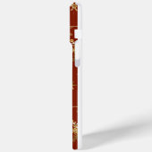 Elegante Kerstster Rood Case-Mate iPhone Case (Achterkant / Links)