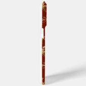 Elegante Kerstster Rood Case-Mate iPhone Case (Achterkant / Rechts)