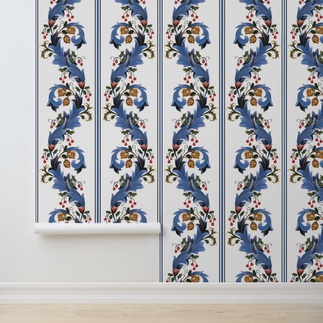 Elegante kerstvakantie behang (Applicatie)