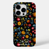 Elegante Khokhloma Bloemen in rijke, levendige kle Case-Mate iPhone Case (Achterkant)