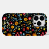 Elegante Khokhloma Bloemen in rijke, levendige kle Case-Mate iPhone Case (Achterkant (horizontaal))