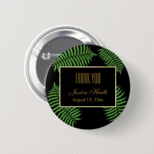 Elegante Klasse Bracken Verjaardag Bedankt Ronde Button 5,7 Cm