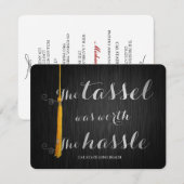 Elegante & Klasse Klas van 2016 Universiteit Afstu Aankondiging (Voorkant / Achterkant)