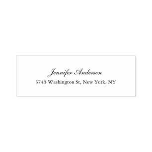Elegante Klassieke Calligrafie Simpel Zelfinktende Stempel