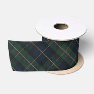 Elegante Klassieke Geruite Kerst Lint