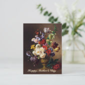 Elegante Klassieke Nederlandse Meester Stilleven K Briefkaart (Staand voorkant)