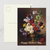 Elegante Klassieke Nederlandse Meester Stilleven K Briefkaart (Voorkant / Achterkant)