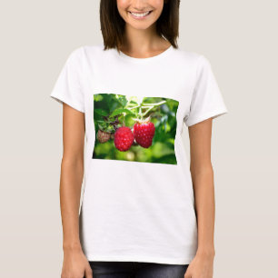 Elegante klassieke rode frambozen t-shirt