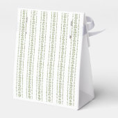 Elegante klassieke vintage bruiloft monogram bedankdoosjes (Achterkant)