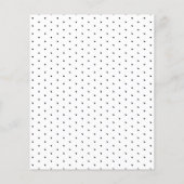 elegante klassieker bedankt voor je bruiloft faded (Achterkant)