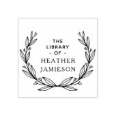 Elegante klassieker uit de LIbrary van Custom Book Rubberstempel (Afrduk)