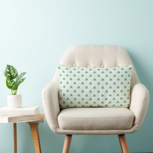Elegante Klaver Print Accent Lumbar Kussen voor So