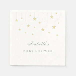 Elegante Kleine Sterren Baby Shower Servet