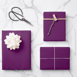 Elegante kleuren - Deep Plum Wrapping Papier Blade Inpakpapier Vel