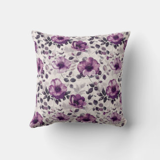 Elegante Kleurrijke Stijlvolle Romantische Bloemri Kussen