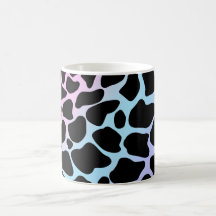 Elegante koeienprint meerkleuren klassieke mok