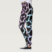 Elegante koeienprint meerkleurenleggingen leggings (Links)