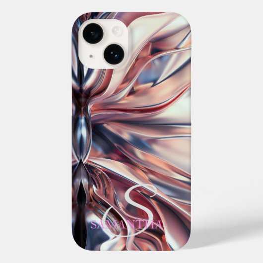 Elegante Koel Abstract Case-Mate iPhone Case (Achterkant)