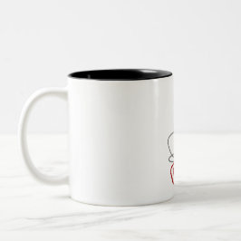 Elegante koffiekop Minimalistisch ontwerp Tweekleurige Koffiemok